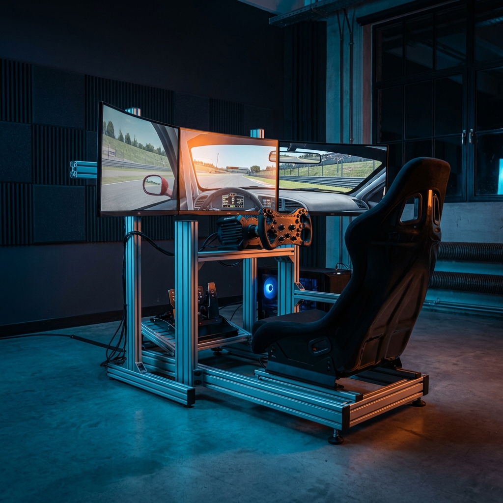 Triple 32" QHD Setup